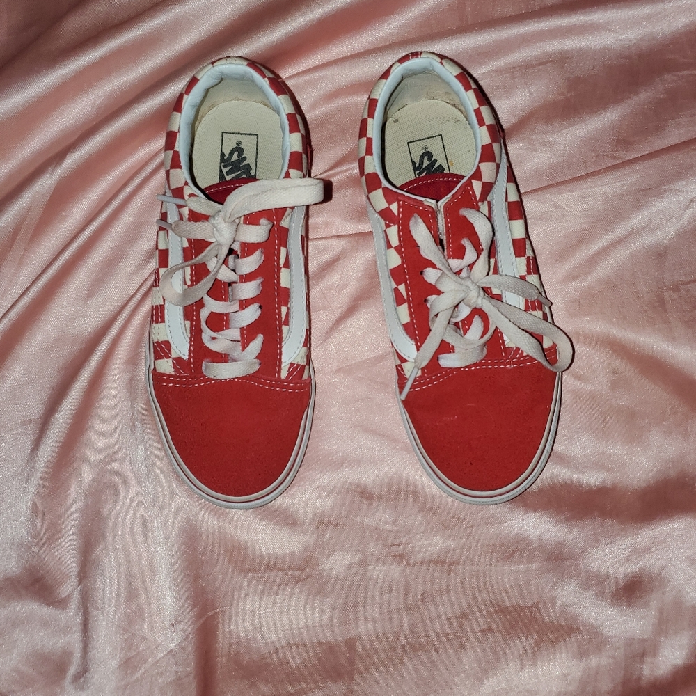 Checkered Vans